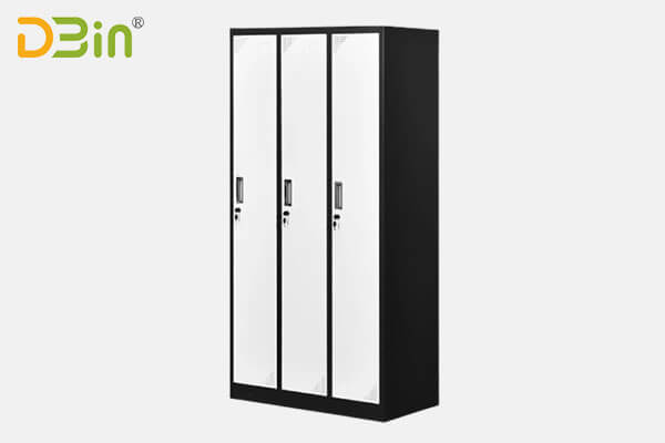 School Gym Bathroom 3 Door Steel Storage manufacturer